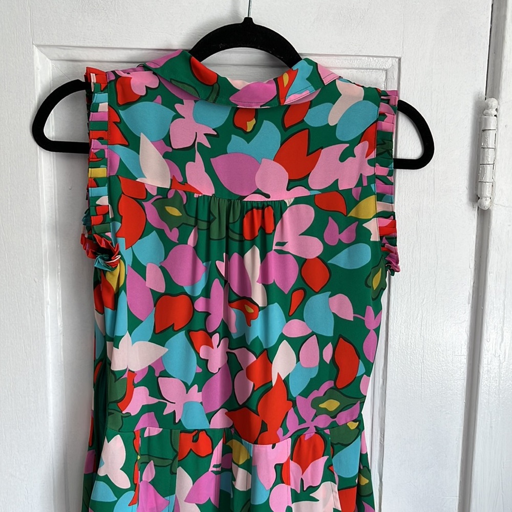 JCREW Pleated shirtdress in confetti floral - Picture 8 of 8